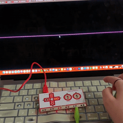 I added colour changes using stroke() based on key input.
