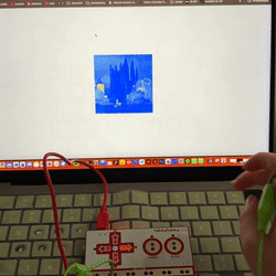 I created a new sketch that contains an image and loadImage(). I used translate() with arrow keys to move it, and space to zoom by adjusting a scale variable, inspired by the sketch4 template.